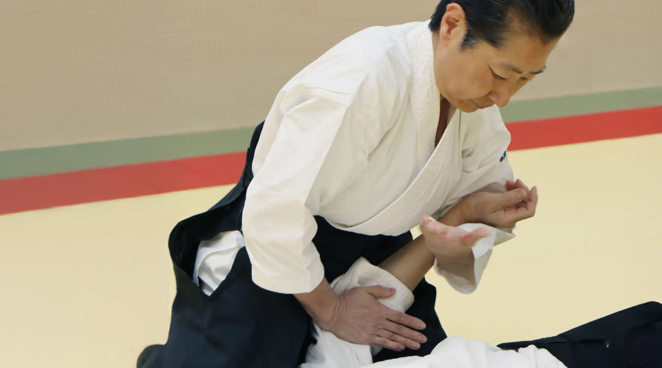 合気道の稽古風景